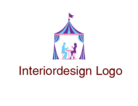 dinner in tent logo