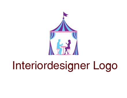 dinner in tent logo