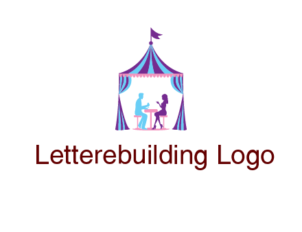 dinner in tent logo
