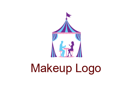 dinner in tent logo