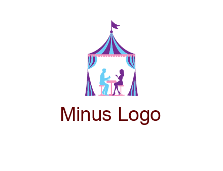 dinner in tent logo
