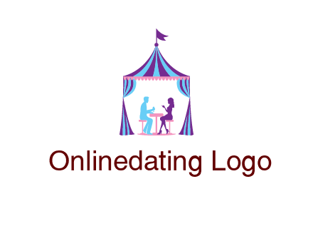 dinner in tent logo