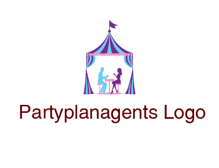 dinner in tent logo