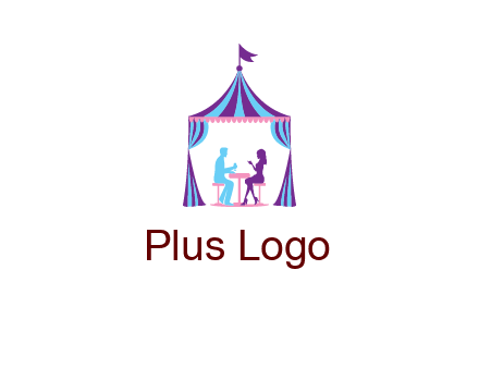 dinner in tent logo