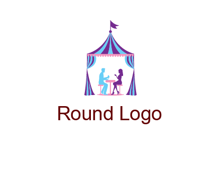 dinner in tent logo