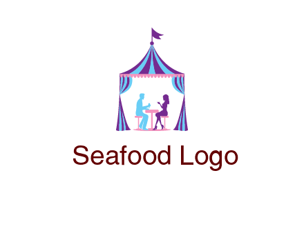 dinner in tent logo