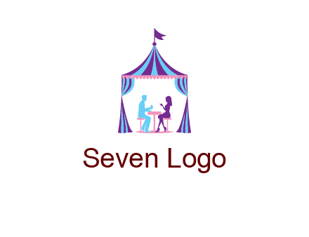 dinner in tent logo