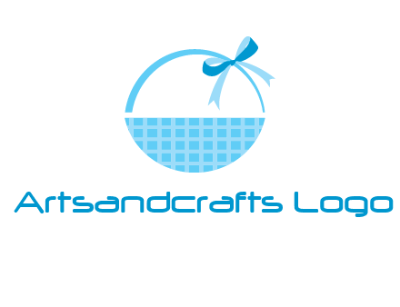 gift basket with bow logo