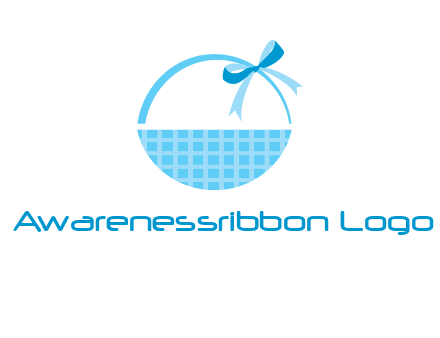 gift basket with bow logo