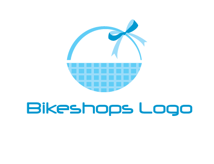 gift basket with bow logo