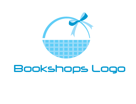 gift basket with bow logo