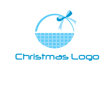 gift basket with bow logo