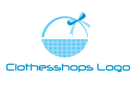 gift basket with bow logo
