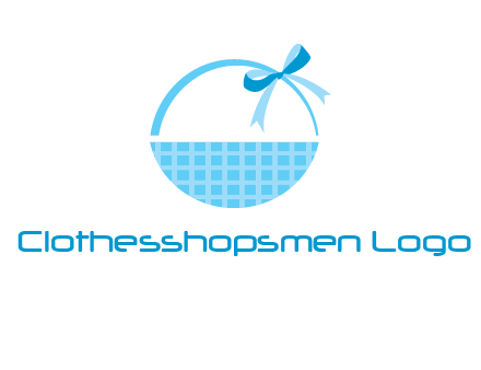 gift basket with bow logo