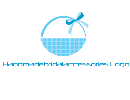 gift basket with bow logo