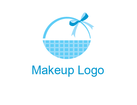 gift basket with bow logo
