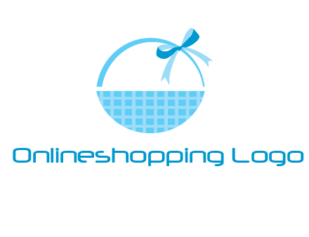gift basket with bow logo