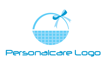 gift basket with bow logo