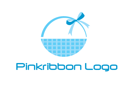 gift basket with bow logo