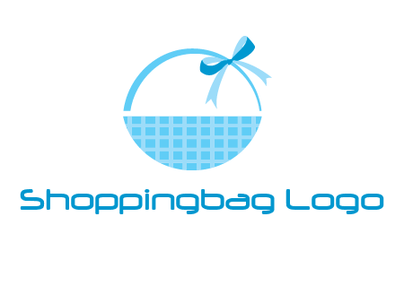 gift basket with bow logo