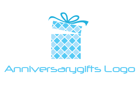 pattern gift box logo