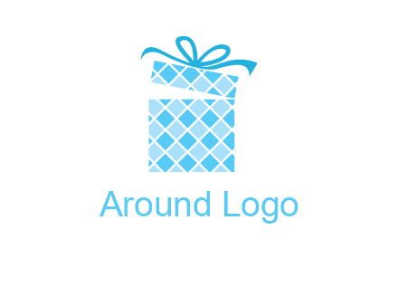 pattern gift box logo