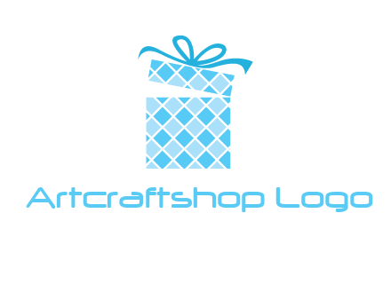 pattern gift box logo