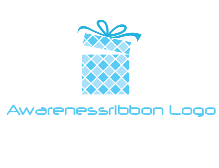 pattern gift box logo