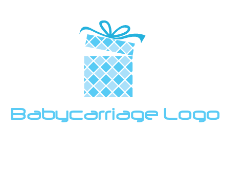 pattern gift box logo