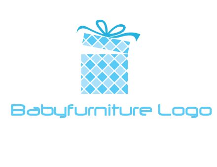 pattern gift box logo