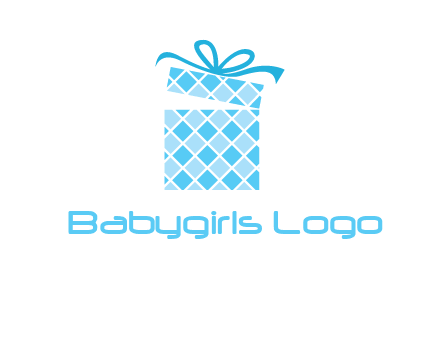 pattern gift box logo