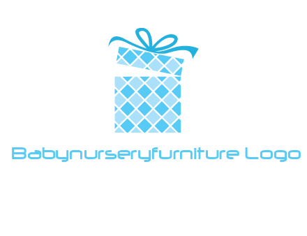 pattern gift box logo