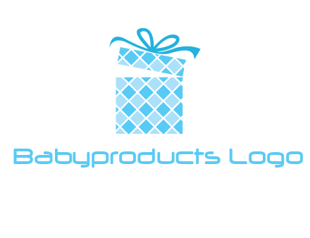 pattern gift box logo