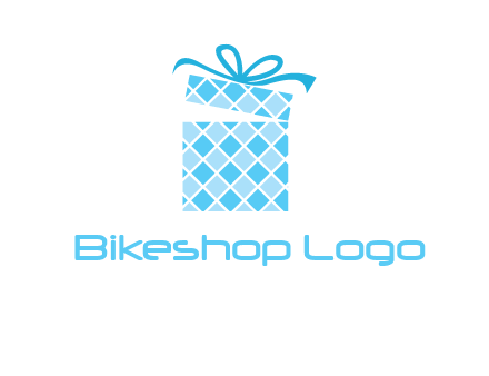 pattern gift box logo