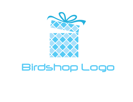pattern gift box logo