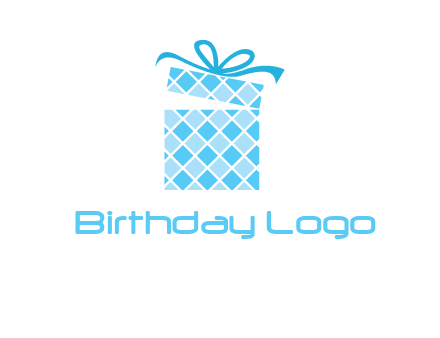 pattern gift box logo