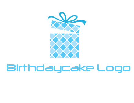 pattern gift box logo