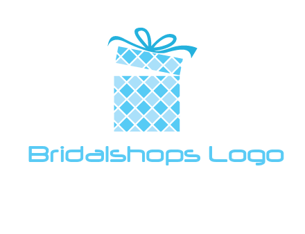 pattern gift box logo