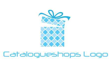 pattern gift box logo