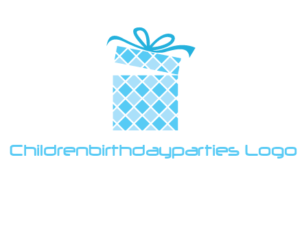pattern gift box logo