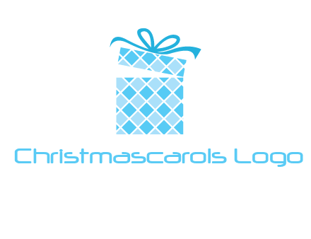 pattern gift box logo