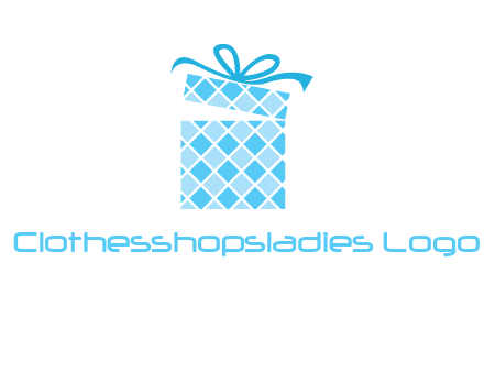 pattern gift box logo