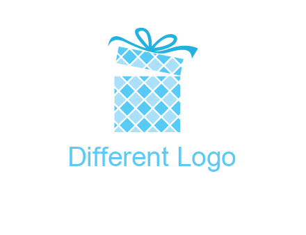 pattern gift box logo