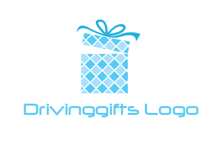 pattern gift box logo