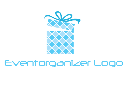pattern gift box logo