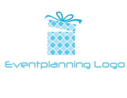 pattern gift box logo