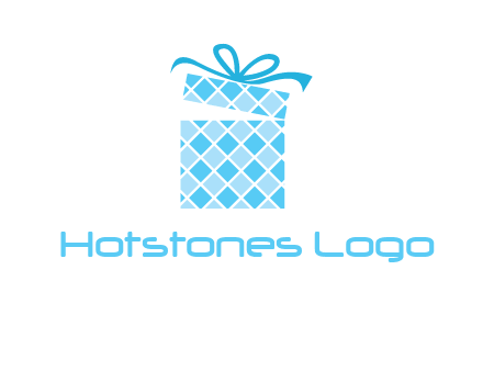 pattern gift box logo