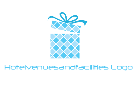 pattern gift box logo