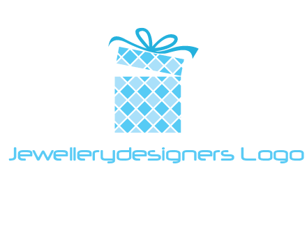 pattern gift box logo