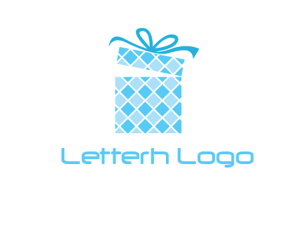 pattern gift box logo